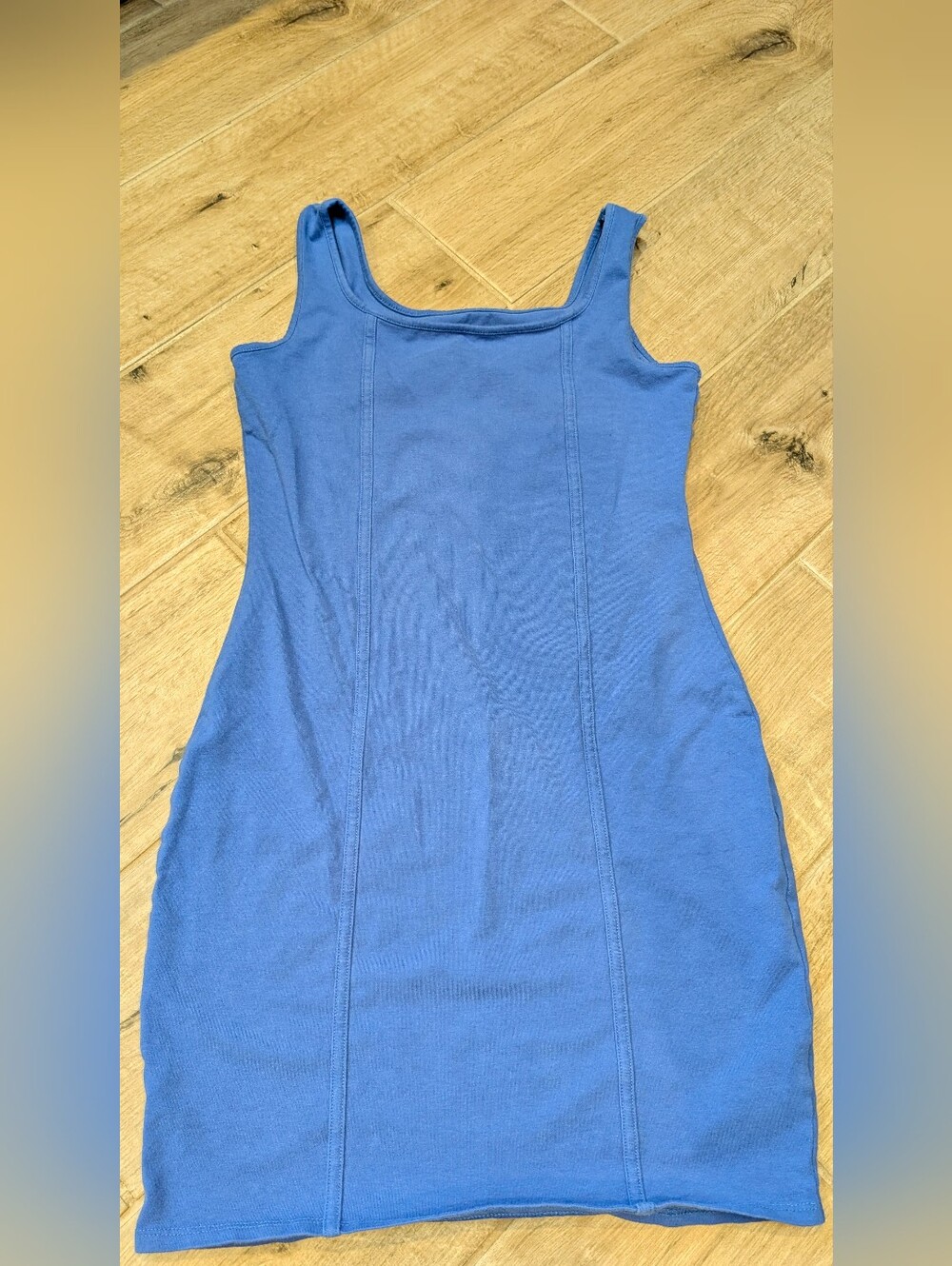 Sleeveless Blue Bodycon Dress